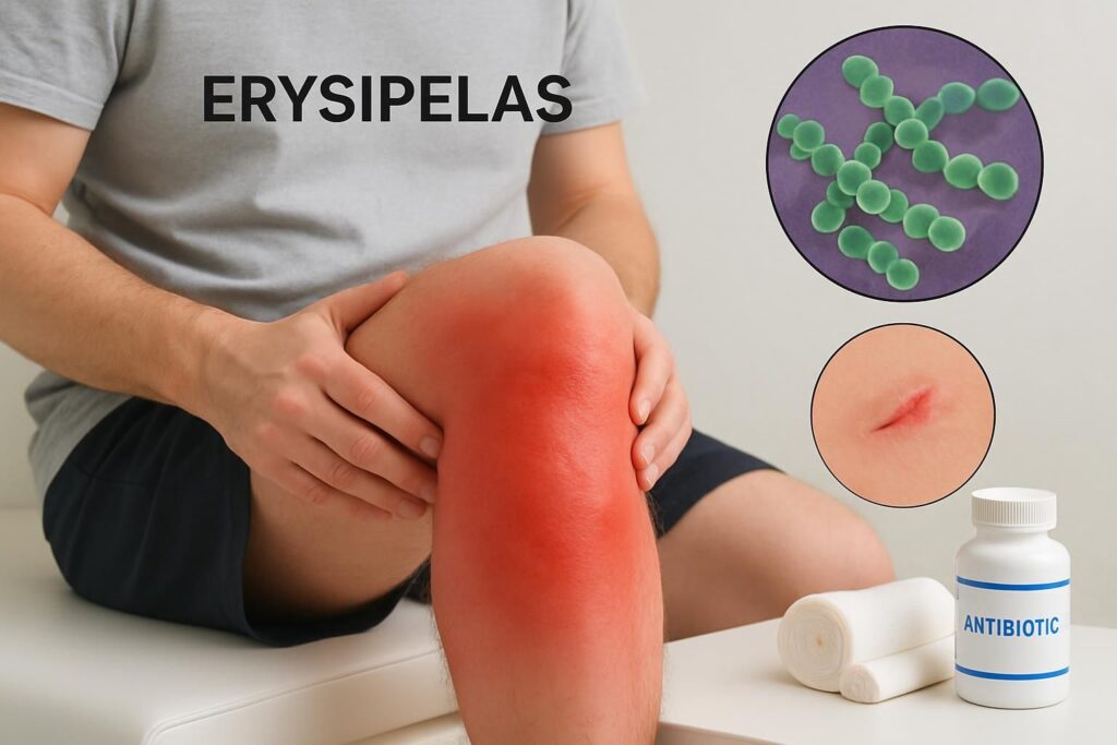 Découvrez les causes, symptômes et options de traitement de l'érysipèle, une infection cutanée aiguë, pour mieux comprendre et gérer cette maladie.
