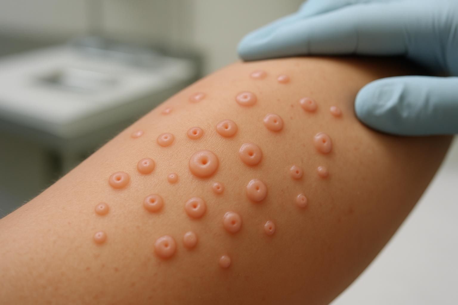 Découvrez tout sur le Molluscum contagiosum : ses symptômes, comment le diagnostiquer et les traitements efficaces pour vous en débarrasser rapidement.