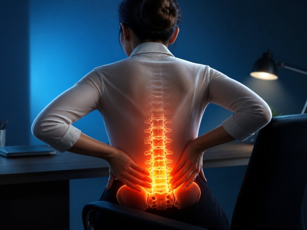 Douleur en bas du dos au bureau